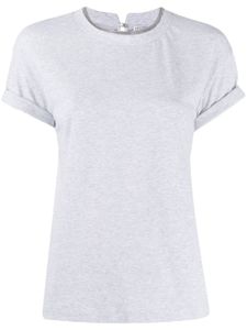 Brunello Cucinelli t-shirt à encolure ronde - Gris