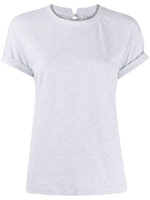 Brunello Cucinelli t-shirt à encolure ronde - Gris