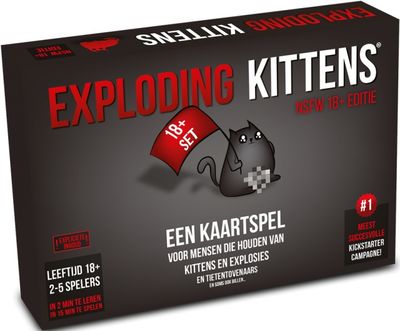 Exploding Kittens kaartspel Nsfw (NL)
