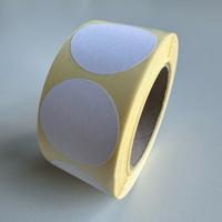 Etiket 75 mm rond wit 500 rol