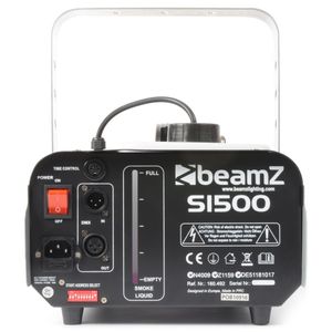 BeamZ S1500 rookmachine met DMX en interval controller - 1500 watt