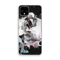 Camouflage de sommeil: Pixel 4 Transparant Hoesje