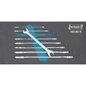 Hazet 163-95/8 Dubbele steeksleutelset 8-delig Sleutelbreedte (metrisch) 6 - 22 mm