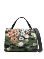 Zanellato Postina floral-print tote bag - Vert - thumbnail