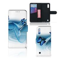 Samsung Galaxy M10 | Telefoonhoesje | Met pasjeshouder | Vlinders
