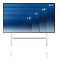 Neomounts FL50-575WH1 vloersteun tv-vloerstandaard - thumbnail
