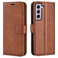 Lunso - Samsung Galaxy S23 - cover bookcase hoes - Bruin