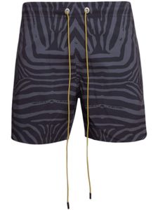 RHUDE short de bain à lien de resserrage - Gris