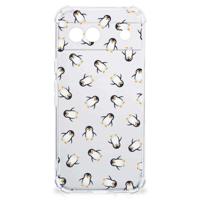 Doorzichtige Silicone Hoesje voor Google Pixel 8A Pinguïn