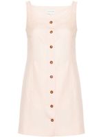 Loulou Studio robe en laine vierge Idon à coupe courte - Rose