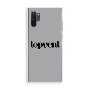 Topvent Grijs Zwart: Samsung Galaxy Note 10 Plus Transparant Hoesje