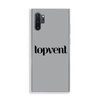 Topvent Grijs Zwart: Samsung Galaxy Note 10 Plus Transparant Hoesje