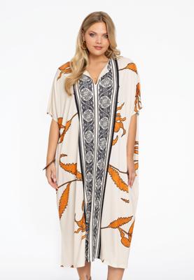 Yoek Jurk | Beige | Maat 46/48