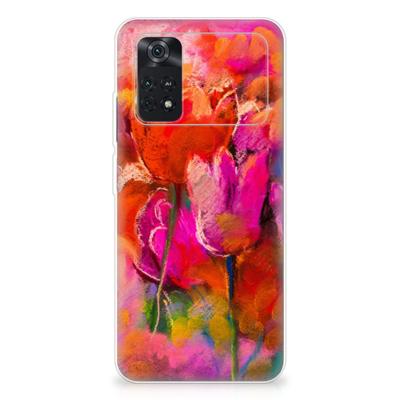Smartphone hoesje Xiaomi Poco M4 Pro 4G Tulips