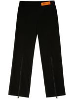 Heron Preston pantalon zippé à patch logo - Noir