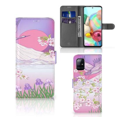 Samsung Galaxy A71 | Telefoonhoesje | Met pasjeshouder | Bird Flying