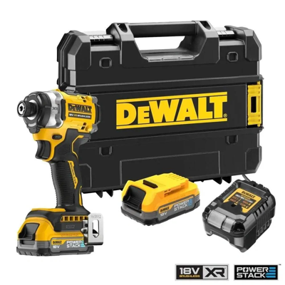 DeWalt DCF860E2T 18V XR Brushless Accu Slagschroevendraaier | 1.7Ah POWERSTACK in TSTAK koffer - DCF860E2T-QW