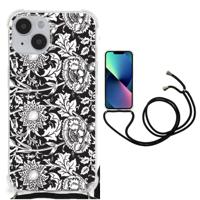 iPhone 14 Case Black Flowers