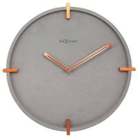 NeXtime Mohawk Betonnen Wandklok Ø 32 cm NeXtime Mohawk Betonnen Wandklok Ø 32 cm