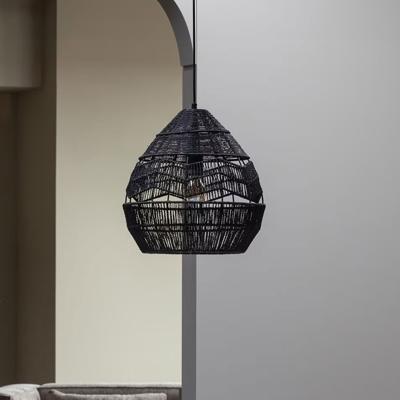 WOOOD Hanglamp 'Adelaide' Ø35cm, kleur Zwart