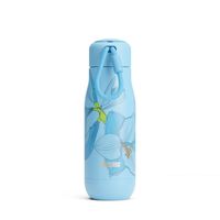 Zoku - Thermosfles RVS, 350 ml, Blauw Bloem Design - Zoku Hydration - thumbnail
