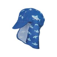 Playshoes zwemcap Haai Blauw-51 cm