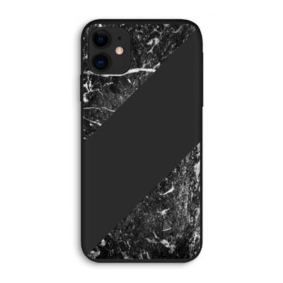 Zwart marmer: iPhone 11 Biologisch afbreekbaar hoesje