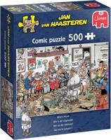 Jan van Haasteren - Wie is de Volgende? Puzzel 500 Stukjes - thumbnail