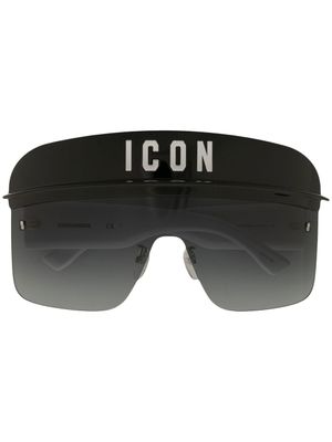 DSQUARED2 EYEWEAR lunettes de soleil à monture aviateur - Noir