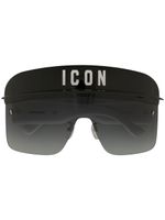 DSQUARED2 EYEWEAR lunettes de soleil à monture aviateur - Noir