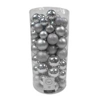 Kerstballen mix 100 st Zilver Kerst Buitengewoon de Boet - Buitengewoon de boet