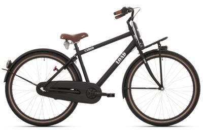 Bikefun load 26" jongensfiets met 3 versnellingen remnaaf - mat zwart