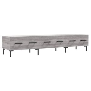 vidaXL Tv-meubel 150x36x30 cm bewerkt hout grijs sonoma eikenkleurig