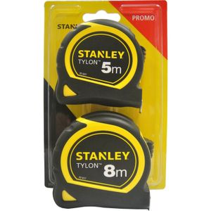 Stanley Promopack Tylon Rolbandmaat 8 m + 5 m meetlint