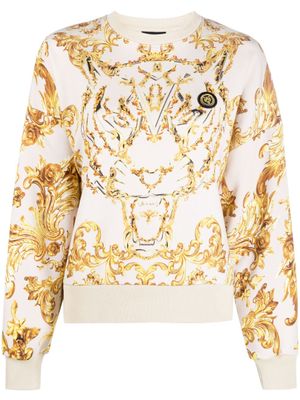 Plein Sport chemise à imprimé baroque - Tons neutres