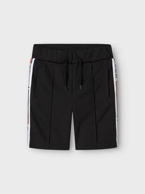 Name it zomer sweat short jongens - zwart - Nkmhakka