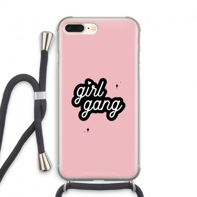 Girl Gang: iPhone 8 Plus Transparant Hoesje met koord