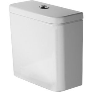 Duoblokreservoir Duravit No.1 Met Binnenwerk Met Aansluiting Links 6L  Dualflush Hoogglans Wit