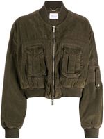 Blumarine veste bomber à coupe courte - Vert Blumarine veste bomber à coupe courte - Vert