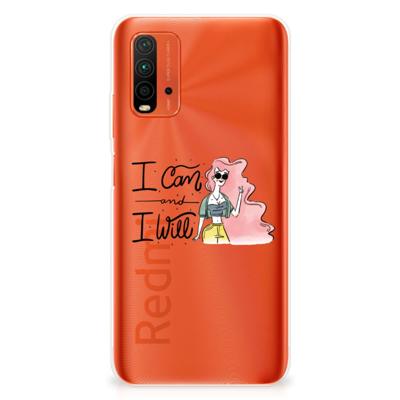 Xiaomi Poco M3 Telefoonhoesje met Naam i Can Xiaomi Poco M3 Telefoonhoesje met Naam i Can