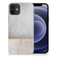iPhone 12 | 12 Pro (6.1") | Bumper Hoesje | Wood Concrete
