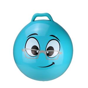 Skippybal Smile Emoticon voor kinderen blauw 55 cm