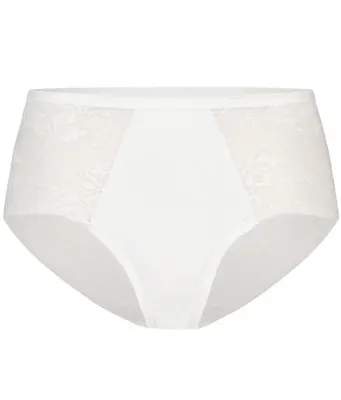 Basics midi lace - kanten dames heupslip - Kanten vrouwen ondergoed - Biologisch katoen - Badstof kruisje