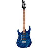 Ibanez GRX70QAL GIO Transparent Blue Burst linkshandige elektrische gitaar