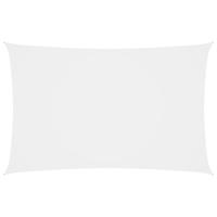 Zonnescherm rechthoekig 5x8 m oxford stof wit