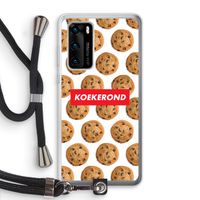 Koekerond: Huawei P40 Transparant Hoesje met koord