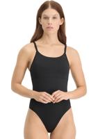 Naadloze body dames - Spaghetti bandjes - Zwarte bodysuit die niet doorschijnt
