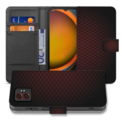 Samsung Galaxy Xcover 7 Pro | Portemonnee Hoesje Geruit Rood