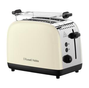 Russell Hobbs 26551-56 broodrooster 6 2 snede(n) 1600 W Crème, Zilver