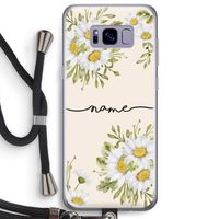Daisies: Samsung Galaxy S8 Plus Transparant Hoesje met koord